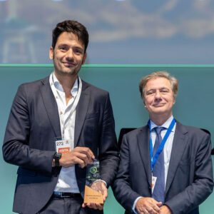 Luis José Cañón Ganador modalidad Multiplica AENA SME S.A. Gala Premios FFuturo 2023